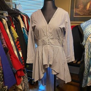 Ashley Stewart hi lo top 18 fits like 16